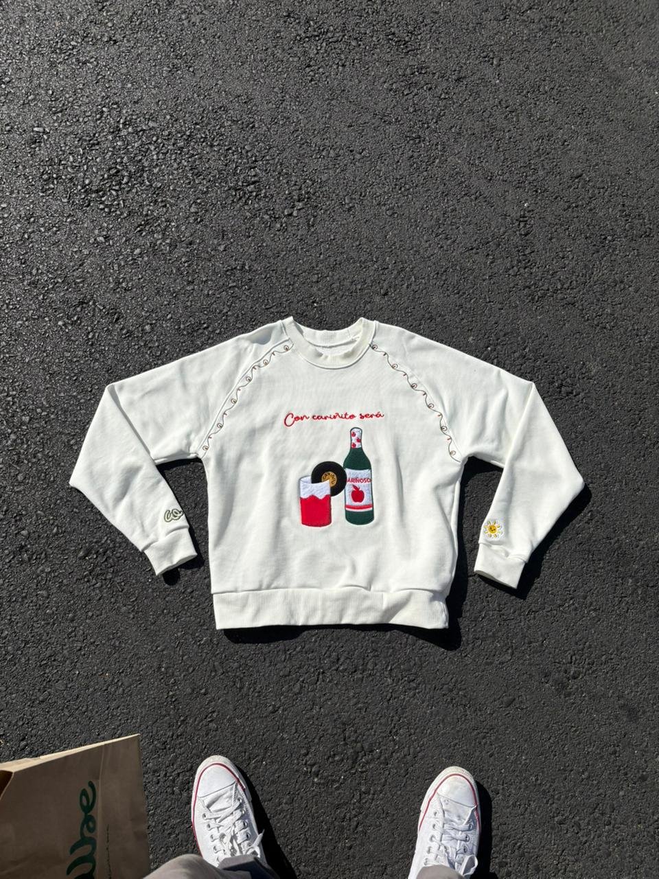 saco navideño “con cariñito será” saco navideño “con cariñito será”